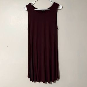Maroon Sleeveless Dress